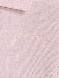 Merino Wool Polo Sweater