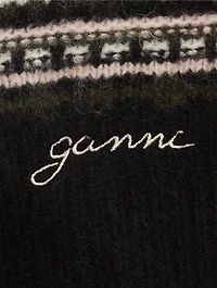 Stripe Jacquard Cardigan