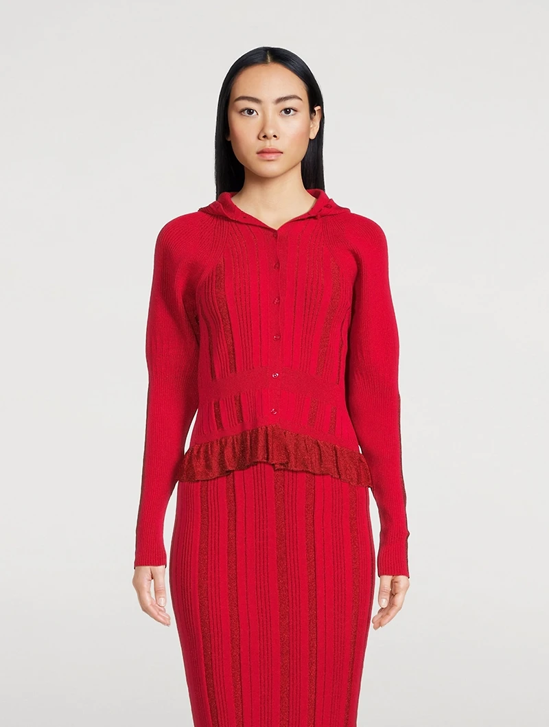 Tinsel Knit Hoodie