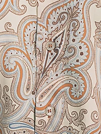 Poplin Shirt Paisley Print
