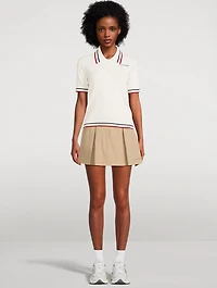Mila Serif Logo Polo Sweater