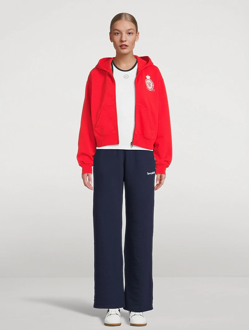 Royal Club Zip-Front Hoodie