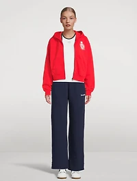 Royal Club Zip-Front Hoodie
