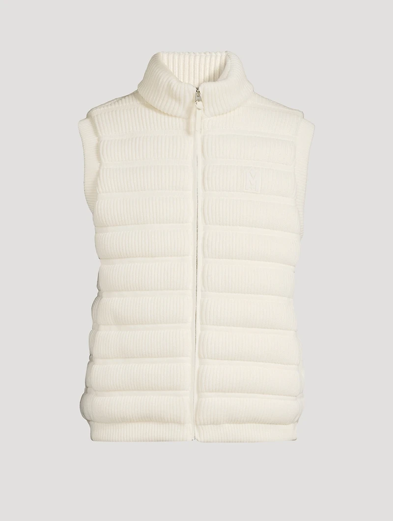 Alan Wool And Cashmere Down Vest