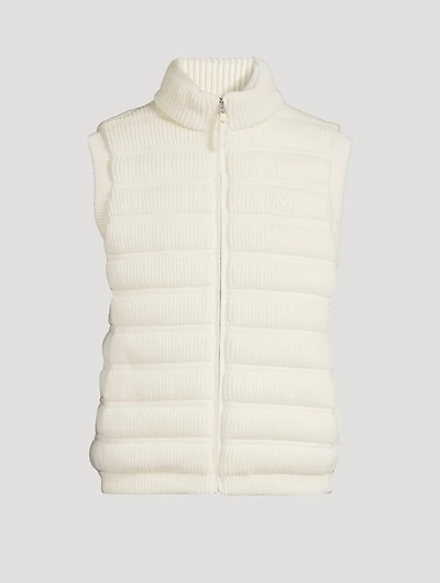 Alan Wool And Cashmere Down Vest