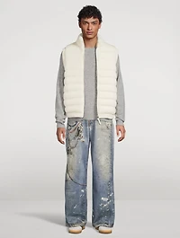 Alan Wool And Cashmere Down Vest