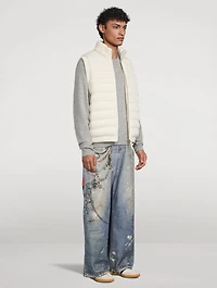 Alan Wool And Cashmere Down Vest