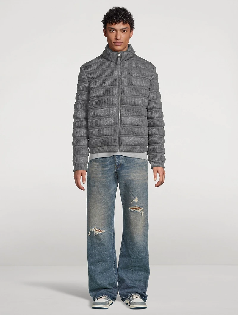 Christopher Wool And Cashmere Down Jacket