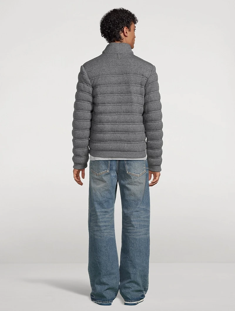 Christopher Wool And Cashmere Down Jacket