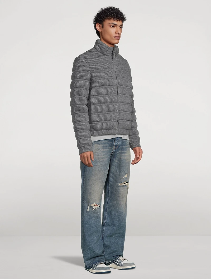 Christopher Wool And Cashmere Down Jacket