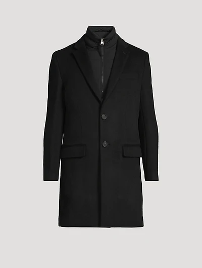 Skai-SLB 3-in-1 Wool Coat With Removable Down Liner
