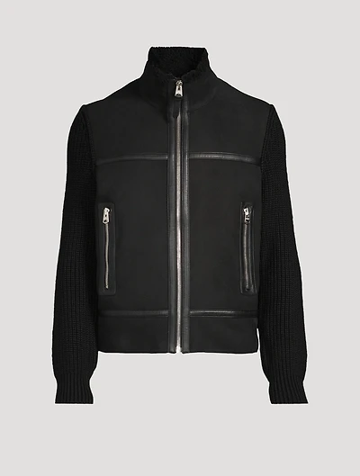 Jonathan Mixed-Media Jacket