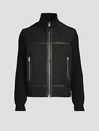 Jonathan Mixed-Media Jacket