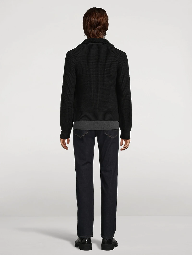 Jonathan Mixed-Media Jacket