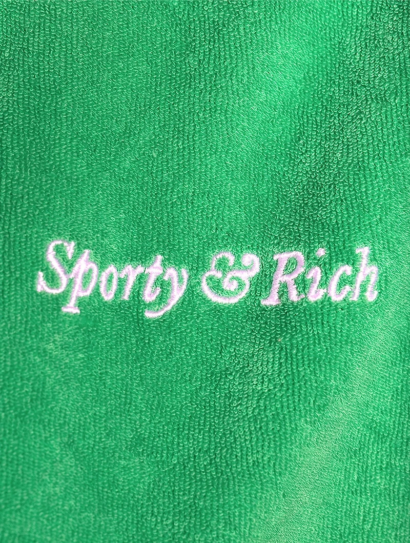 Italic Logo Terry Polo Shirt