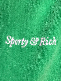 Italic Logo Terry Polo Shirt