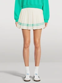Serif Logo Tennis Skirt
