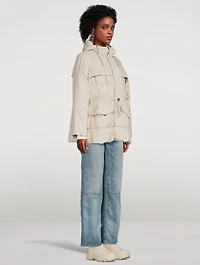 Tech Nylon Down Jacket