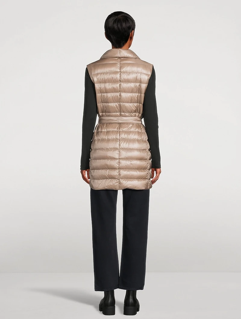 Belted Down Vest