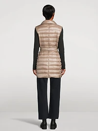 Belted Down Vest