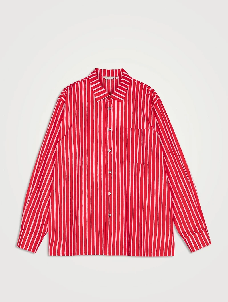 Jokapoika Striped Cotton Shirt
