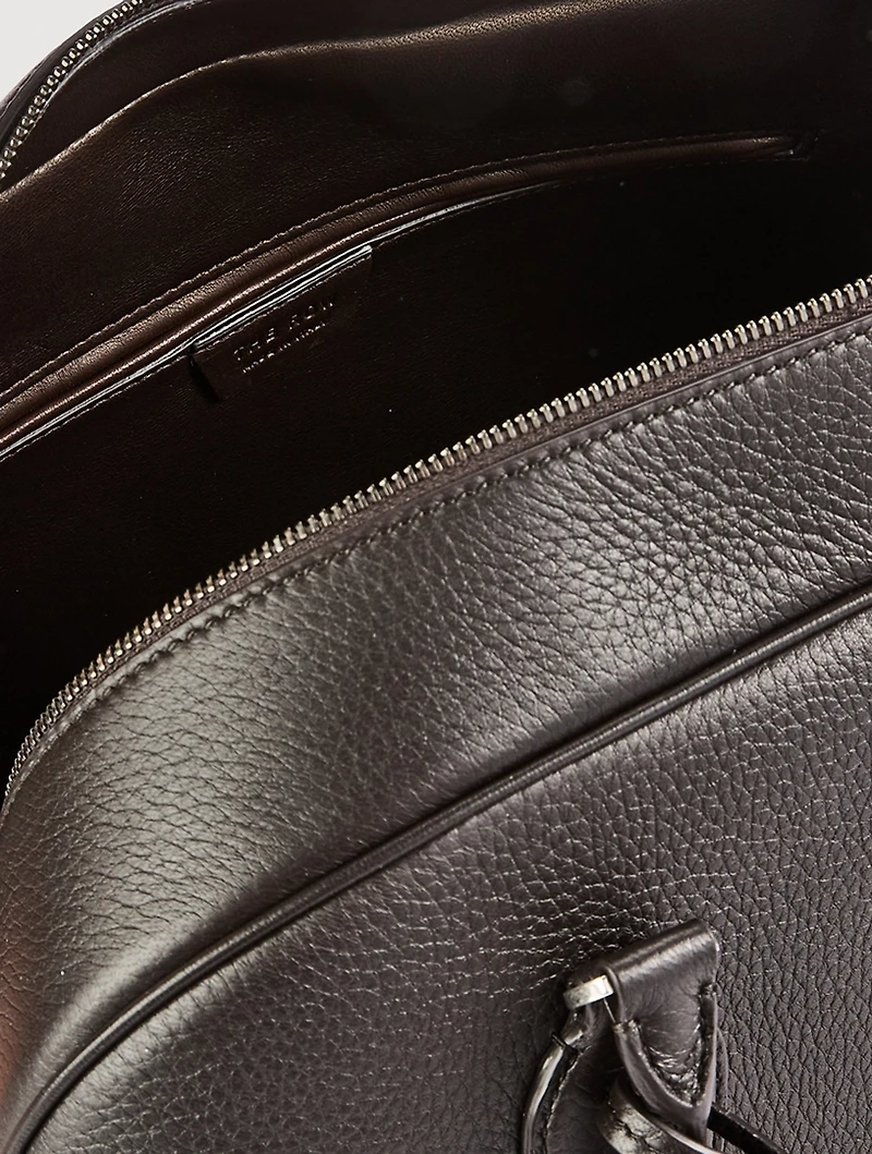 India 15.75 Leather Satchel
