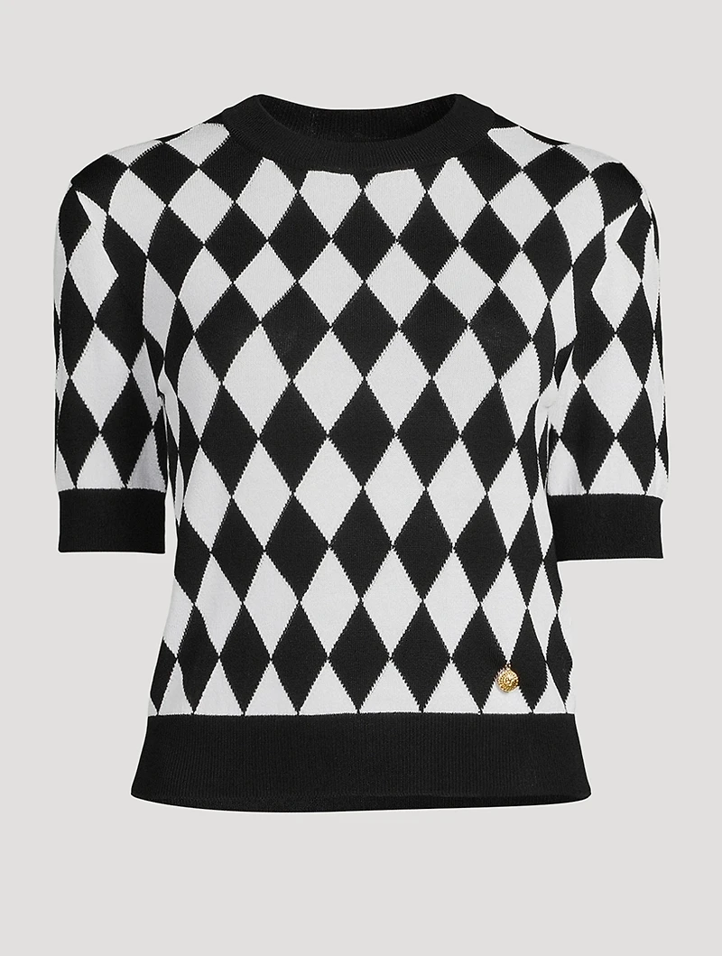Diamond Jacquard Sweater