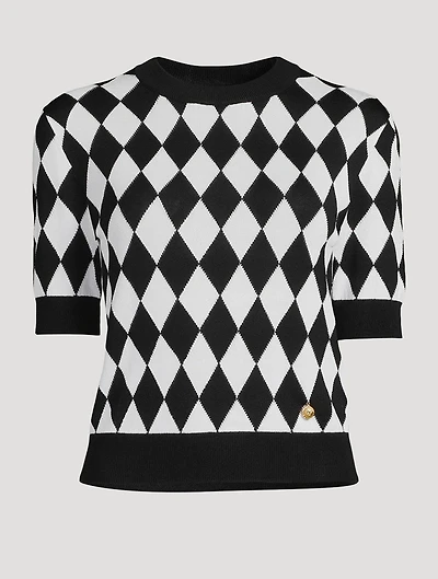 Diamond Jacquard Sweater