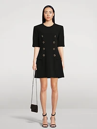 Crêpe Mini Dress