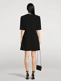 Crêpe Mini Dress