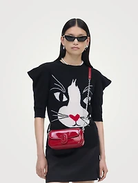 The Clover Patent Leather Shoulder Bag