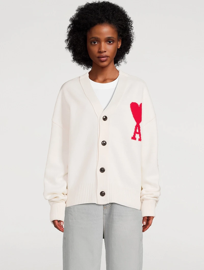 Ami De Cœur Wool Cardigan