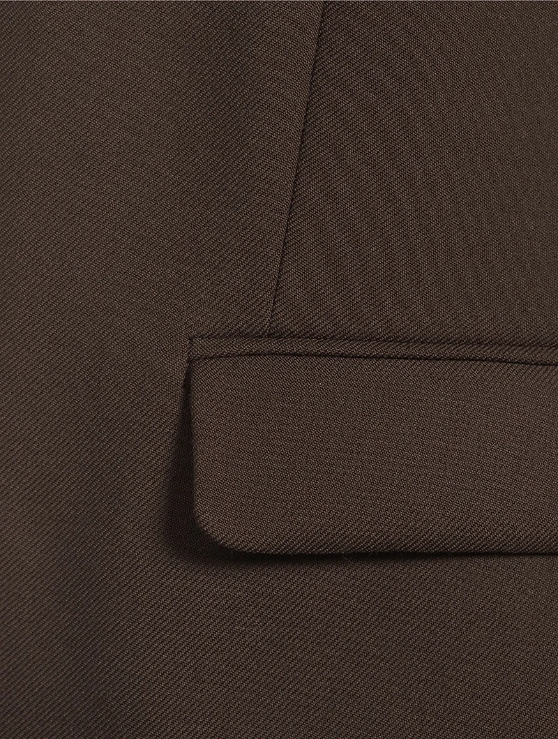 Wool Gabardine Blazer