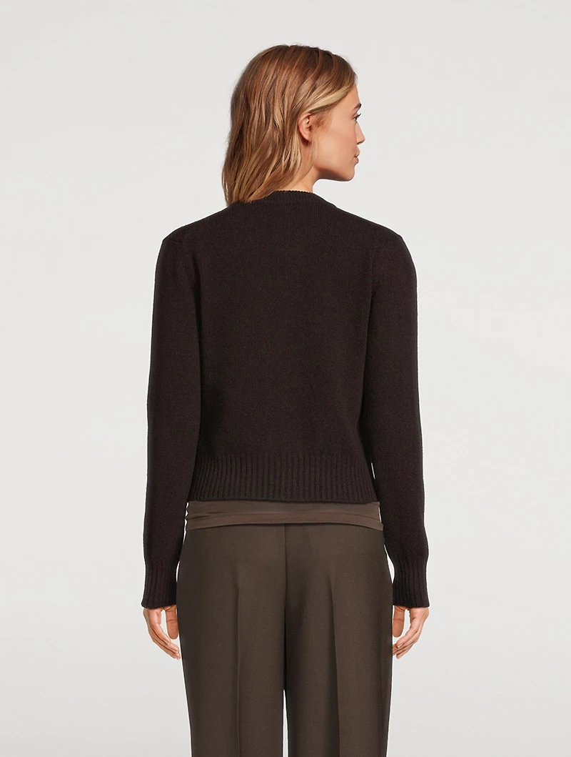 Ami de Cœur Cashmere Wool Cardigan