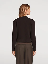 Ami de Cœur Cashmere Wool Cardigan