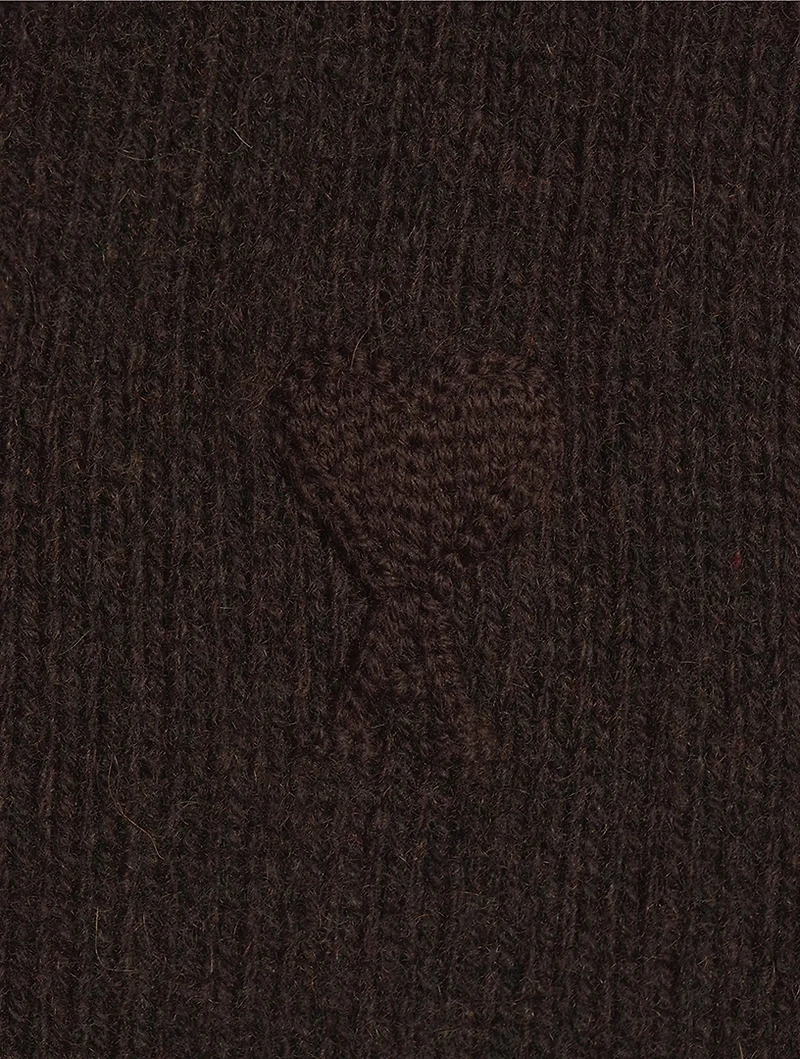 Ami de Cœur Cashmere Wool Cardigan