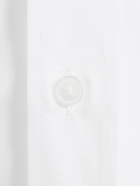 Cotton Poplin Scarf Collar Shirt