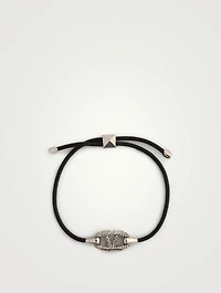 Crystal VLogo Rockstud Bracelet