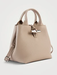 Small Le Roseau Leather Crossbody Bag