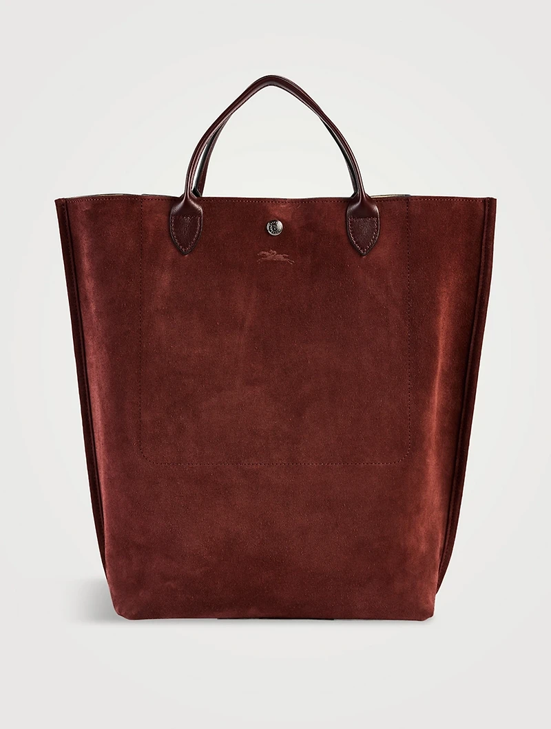 Medium Cabas Leather And Suede Tote Bag