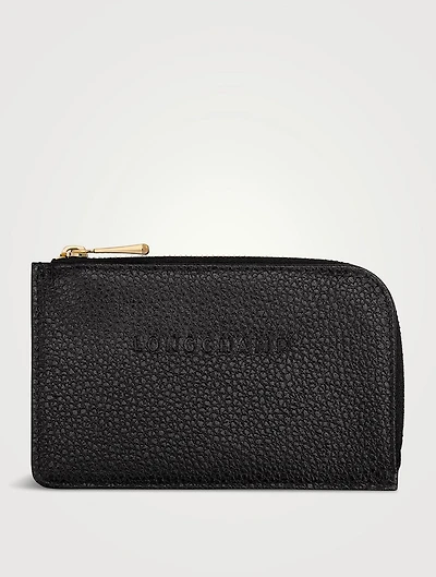 Le Foulonné Leather Zipped Card Case