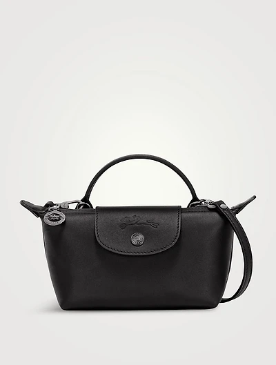 XS Le Pliage Xtra Leather Crossbody Pouch