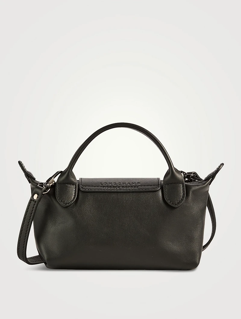 XS Le Pliage Xtra Leather Crossbody Pouch