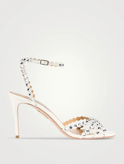 Tequila Embellished Leather Sandals
