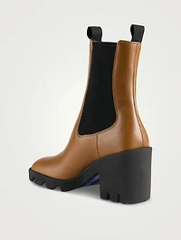 Stride Leather Heeled Chelsea Boots
