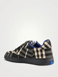 Terrace Canvas Sneakers Check Print