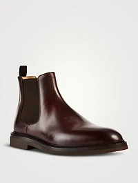 Leather Chelsea Ankle Boots