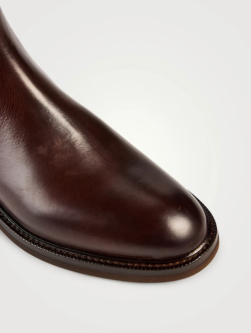 Leather Chelsea Ankle Boots