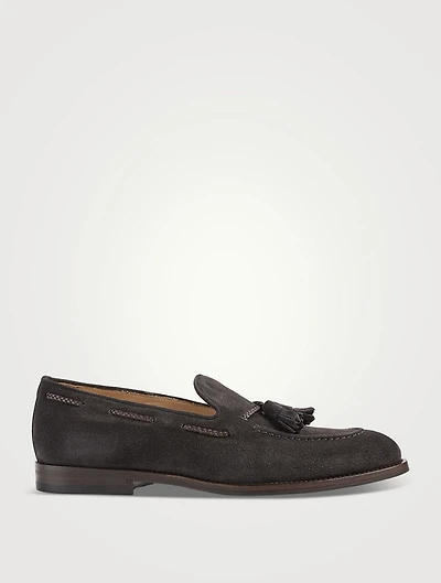Tasselled Suede Loafers