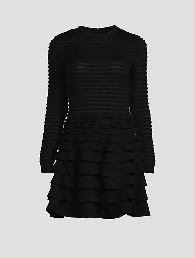 Ruffled Mini Dress